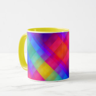 Vibrant Colour Grid Mug