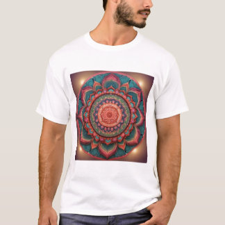 Vibrant Colour Mandala T-Shirt