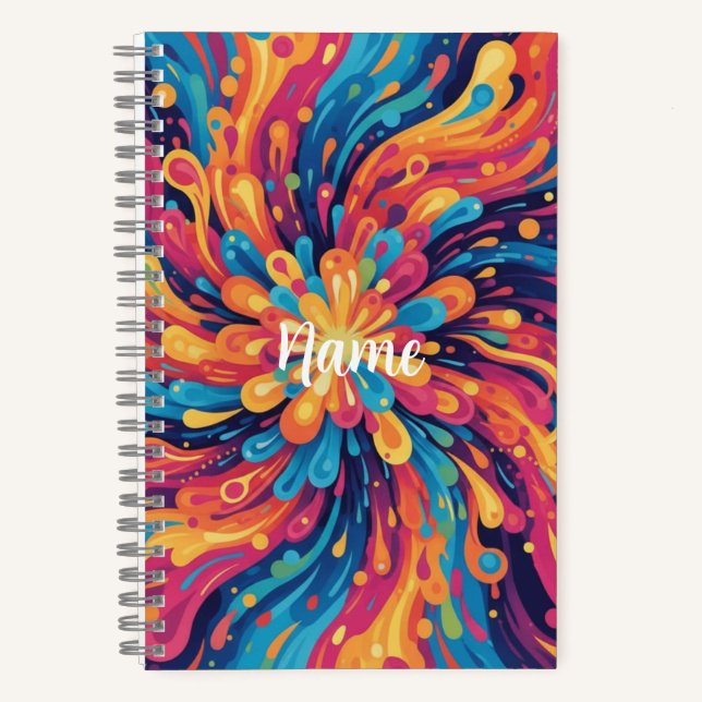 Vibrant Colour Notebook (Front)