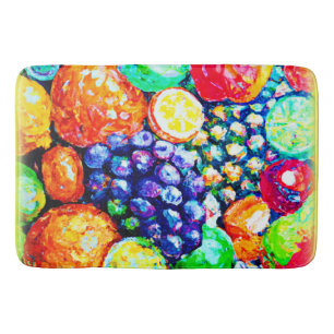 Vibrant Colour of Fruits. Buy Now Bath Mat