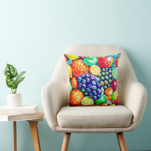 Vibrant Colour of Fruits. Buy Now Cushion