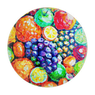Vibrant Colour of Fruits. Buy Now Cutting Board