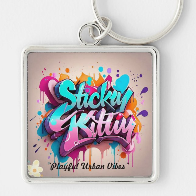 “Vibrant Colour Palette” Key Ring (Front)