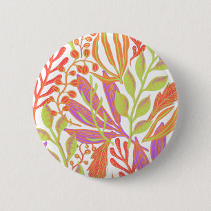 Vibrant colour print 6 cm round badge