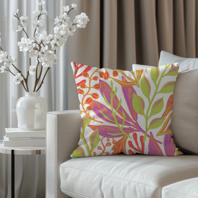 Vibrant colour print cushion (Creator Uploaded)