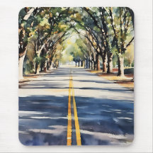 Vibrant colour scenic landscape Mousepad