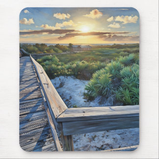 Vibrant colour scenic mouse pad