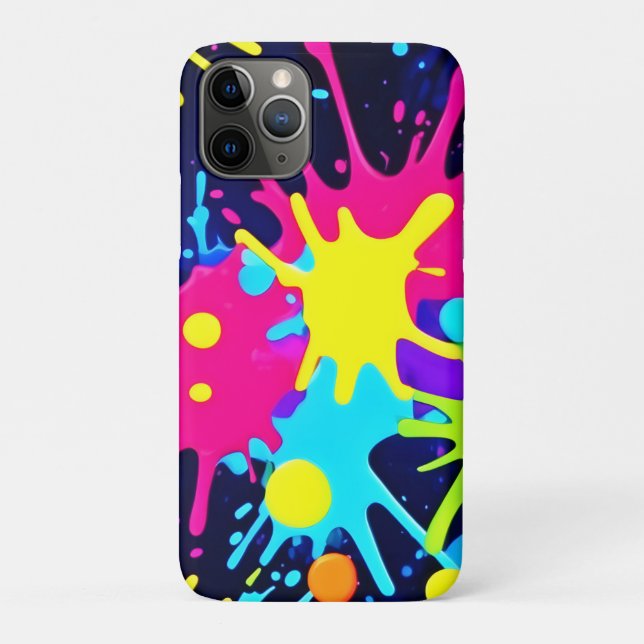 Vibrant Colour Splash Case-Mate iPhone Case (Back)
