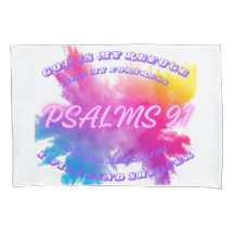 Vibrant Colour splashes Psalm 91