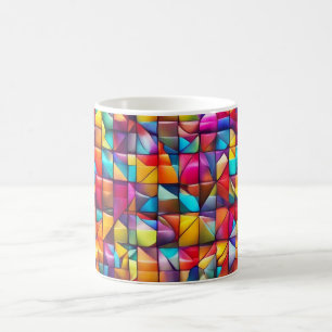 Vibrant Colour Tile Mosaic  Coffee Mug