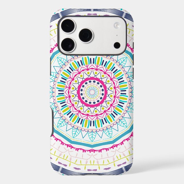 Vibrant Colourful Mandala Art (Back)