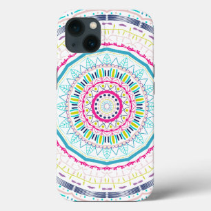 Vibrant Colourful Mandala Art iPhone 13 Case