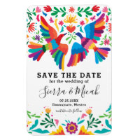 Vibrant Colourful Mexican Inspired Save The Date