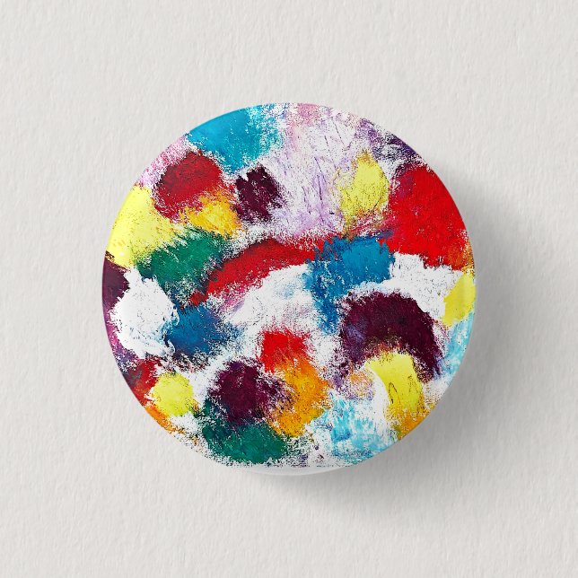Vibrant Colourful Multicolor Ties 3 Cm Round Badge (Front)