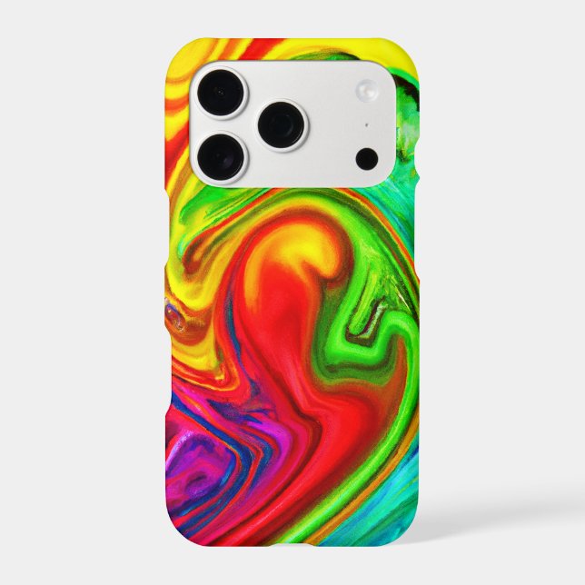 Vibrant Colourful Pattern (Back)