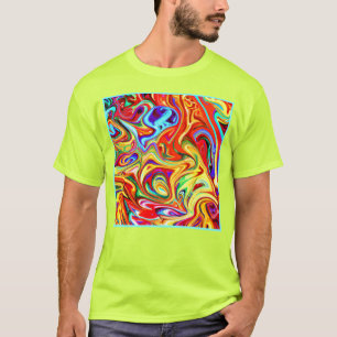 Vibrant Colourful Pattern Artwork T-Shirt