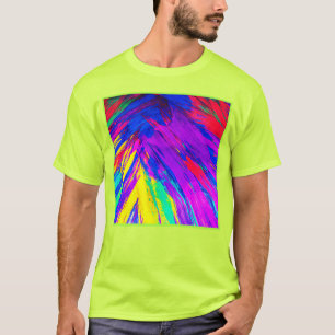 Vibrant Colourful Rainbow Pattern Design T-Shirt