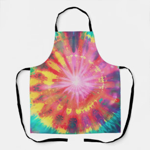 Vibrant Colourful Tie-Dye #1 Apron