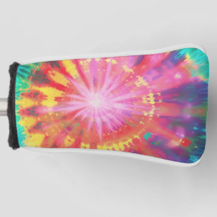 Vibrant Colourful Tie-Dye #1 Golf Head Cover
