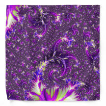 Vibrant Colourful Trippy Groovy Boho Spiral Fracta