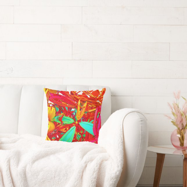 Vibrant Colours Abstract Pattern Cushion (Couch)