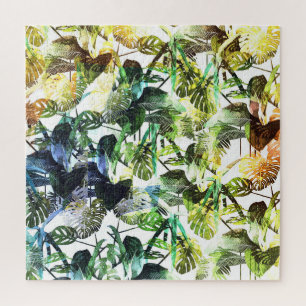 Vibrant Colours Abstract Pattern Design Jigsaw Puzzle