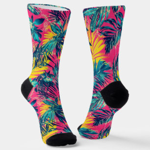 Vibrant Colours Exotic Pattern Socks