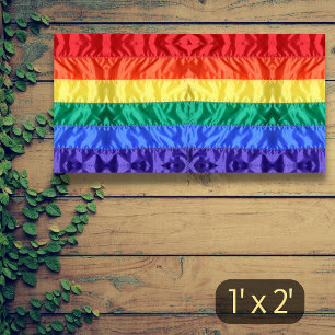 Vibrant Colours Gay Pride Rainbow Flag LGBTQ Ally Banner