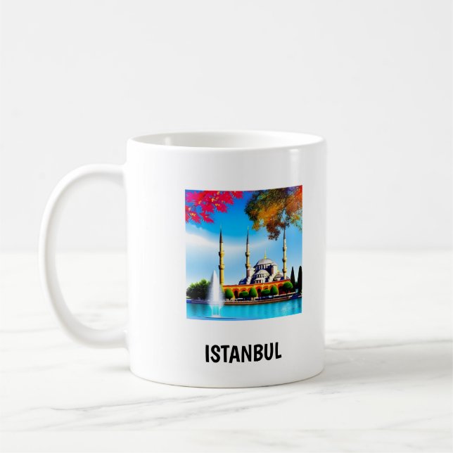 Vibrant Colours ISTANBUL  Coffee Mug (Left)