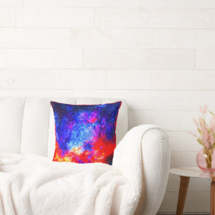 Vibrant Colours of Nebulae. Buy Now Cushion