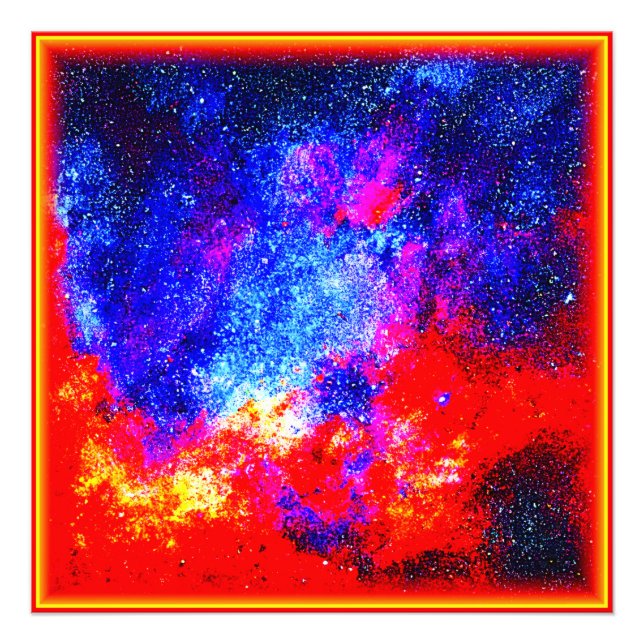 Vibrant Colours of Nebulae. Buy Now Photo Print (Front)