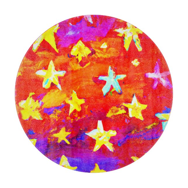 Vibrant Colours of Stars. Buy Now Cutting Board (Front)