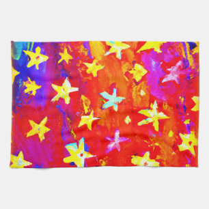 Vibrant Colours of Stars. Buy Now Tea Towel