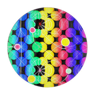 Vibrant Colours pattern Cutting Board