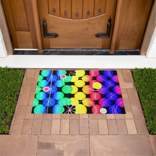 Vibrant Colours pattern  Doormat (Outdoor)