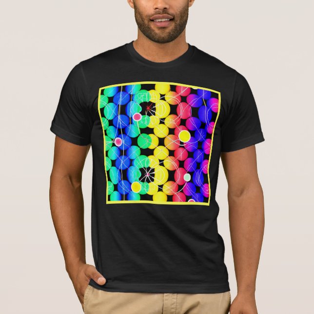 Vibrant Colours pattern  T-Shirt (Front)