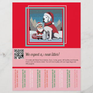 Vibrant colours selling flyer Christmas