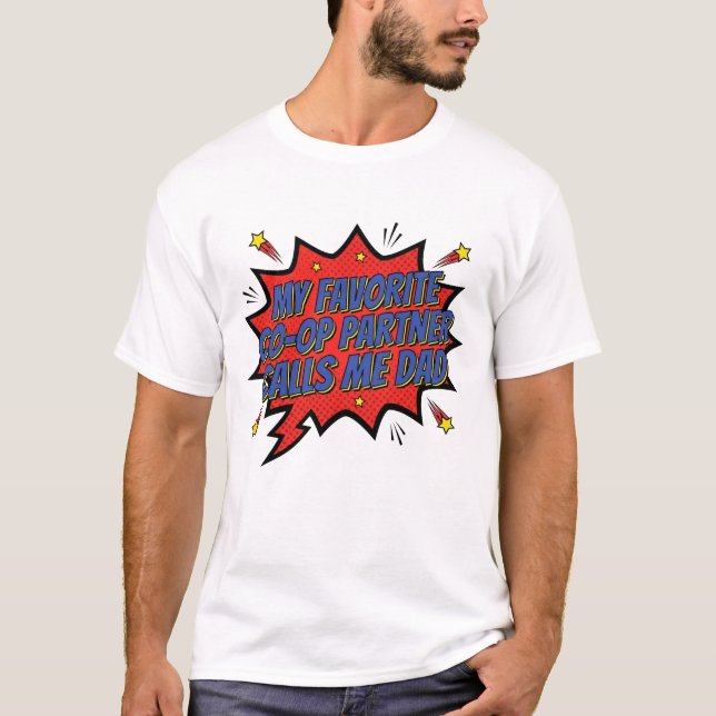Vibrant Comic Pop Art T-Shirt Gift (Front)