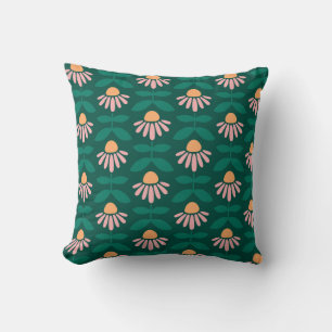 Vibrant Coneflower Rhythm Cushion