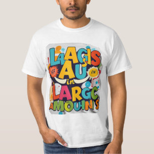 Vibrant Confetti Tee - Laughs in Large Amounts