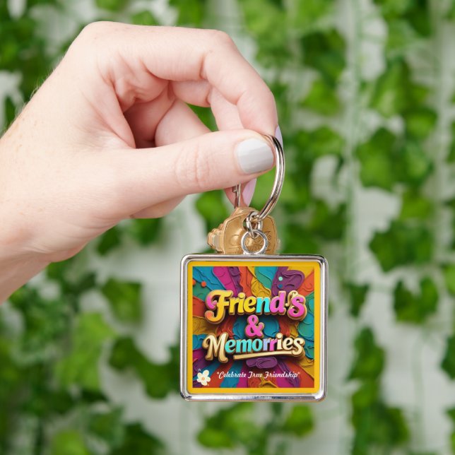 "Vibrant Connections" Key Ring (Hand)