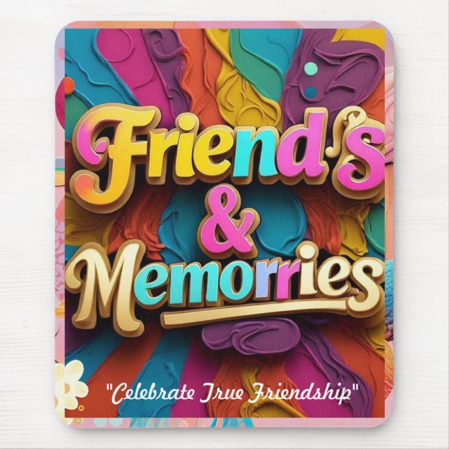 "Vibrant Connections" Mouse Pad (Front)