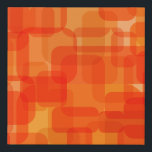 Vibrant Contemporary Abstract Modern Art Orange Faux Canvas Print<br><div class="desc">Brighten up your space with this bold and modern abstract canvas featuring a vibrant orange geometric pattern. Perfect for adding a warm and energetic touch to your home or office, this artwork pairs well with minimalist or retro-inspired decor. Its striking design makes it an ideal centerpiece for living rooms, workspaces,...</div>