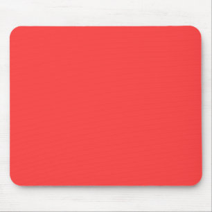 Vibrant Coral Colour Customise This Mouse Pad