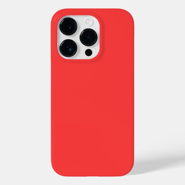 Vibrant Coral Colour Decor This Case-Mate iPhone Case (Back)