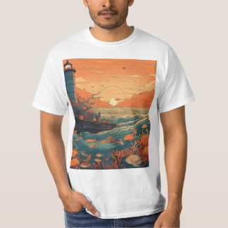  Vibrant Coral Reef T-Shirt: Celebrate Underwater  T-Shirt
