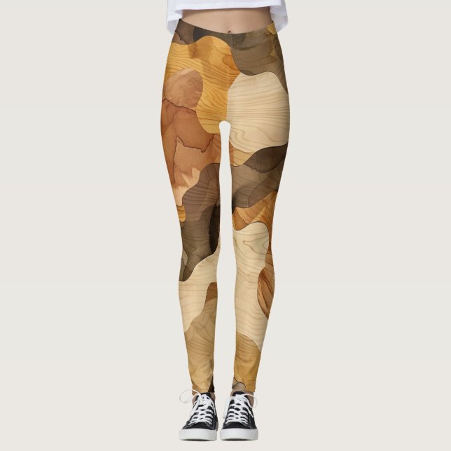 Vibrant Custom Spandex Compression Leggings (Front)