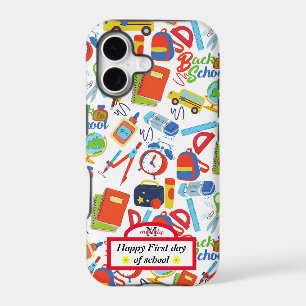 Vibrant Customisable Back to School Pattern