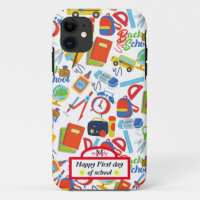 Vibrant Customisable Back to School Pattern