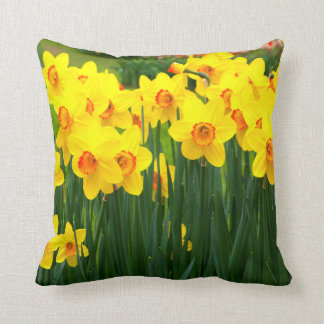 Vibrant Daffodil Cushion